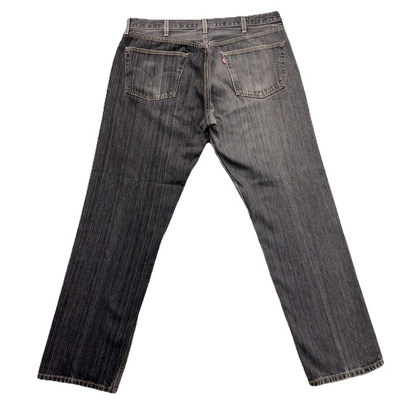Levi's Other - VTG Levi's 501 jeans‎ mens 38x32  2 tone black/gray button fly Straight Baggy